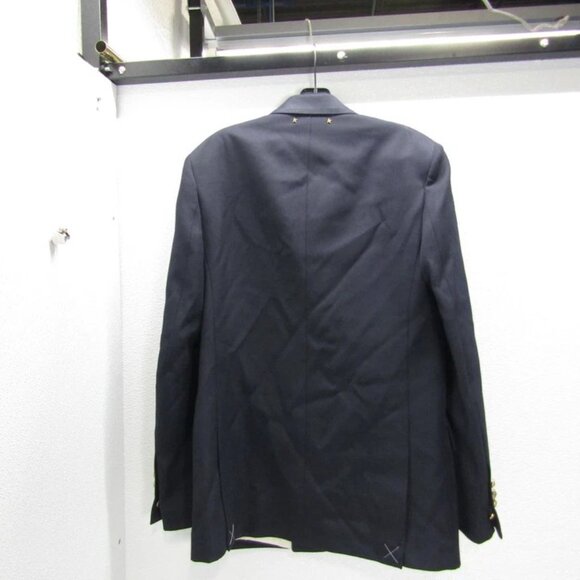 NEW GOLDEN GOOSE Men's Dave Double-Breasted Blazer Size 46 Navy Blue – Tailored - Picture 2 of 16